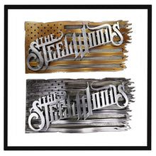 Load image into Gallery viewer, Battle Torn Steel American Flag