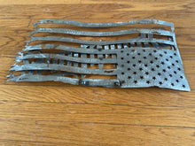 Load image into Gallery viewer, Battle Torn Steel American Flag