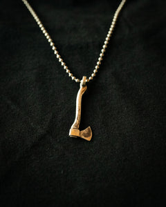 Sterling Silver Axe Necklace