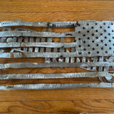 Battle Torn Steel Flag Wall Art